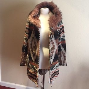 BB Dakota Southwest Navajo Hooded Parka